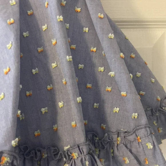 Numi rainbow clip dot dress size 3 girls pinafore with detachable bloomers - Picture 2 of 2